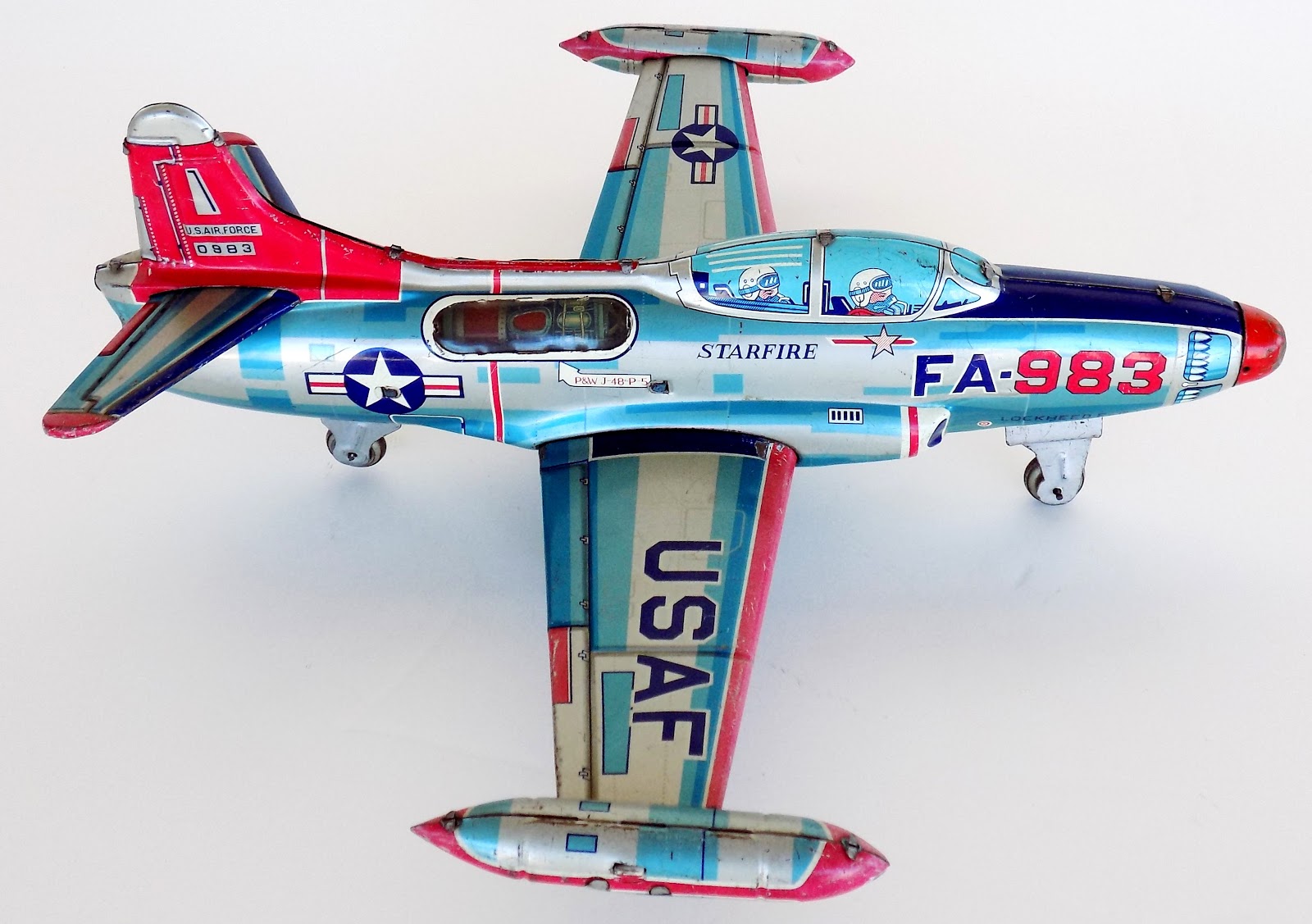 米沢・富山 STARFIRE USAF FA-982 航空機 ロッキード｜ブリキ